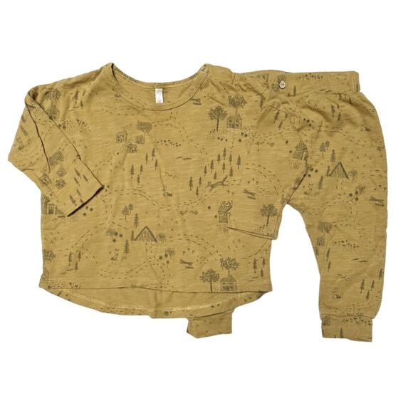 Rylee + Cru Goldenrod Into The Woods Set 6-12m - Picture 1 of 7